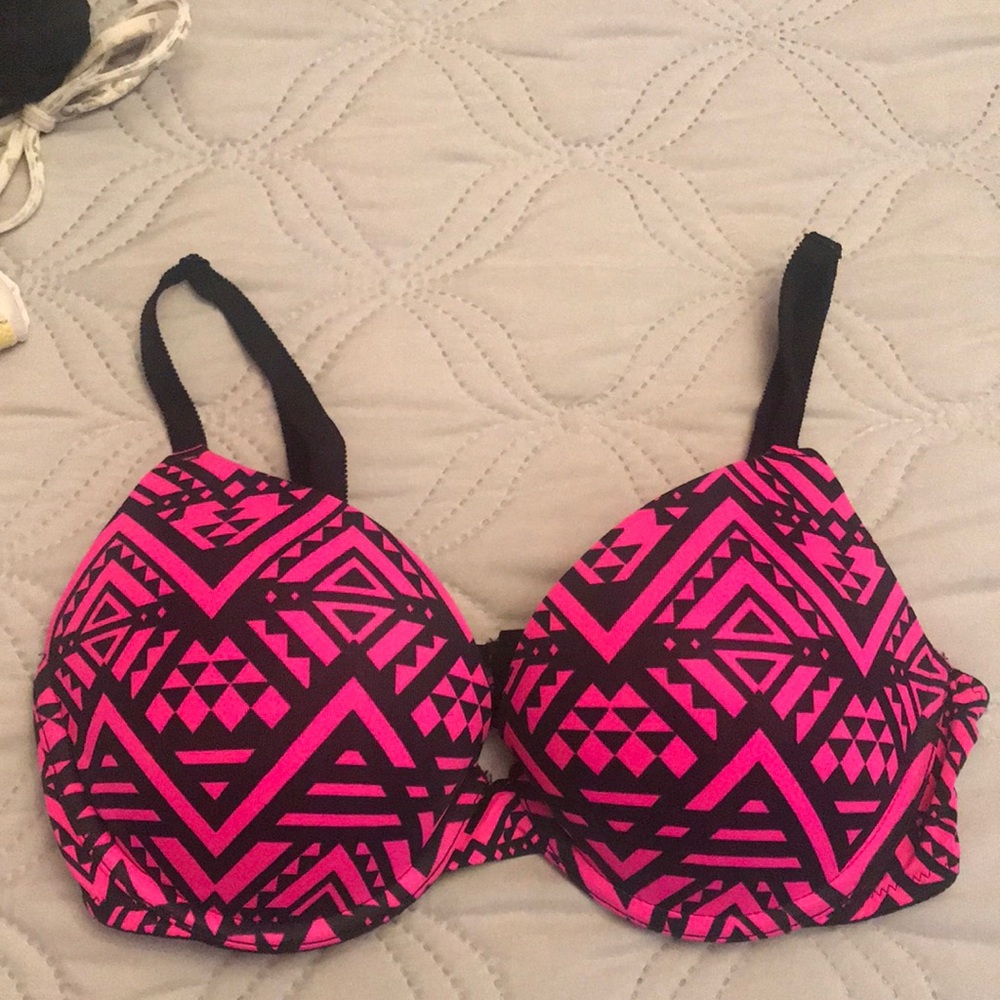 Pink bra
